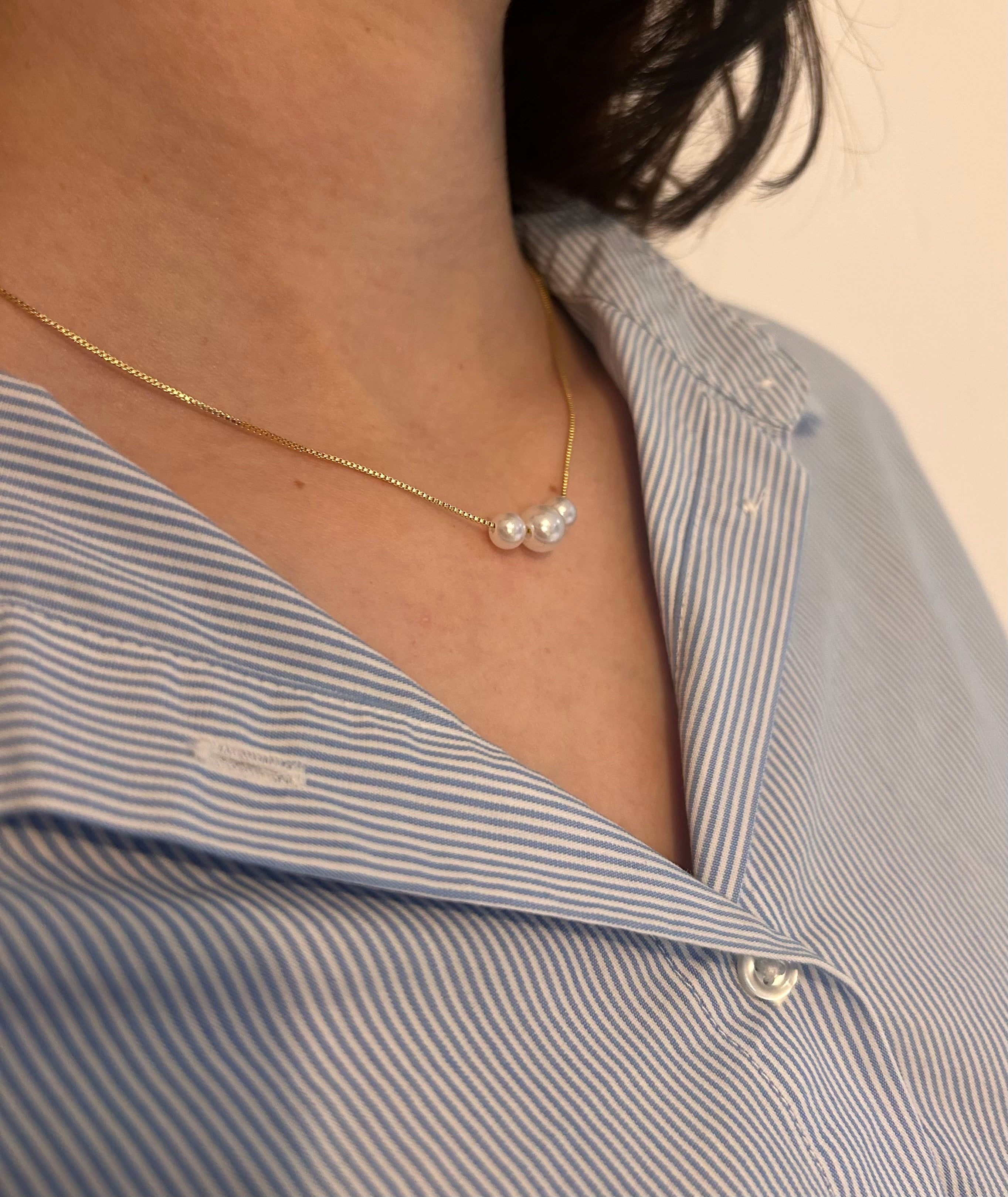 Triple Perla - Ras du cou